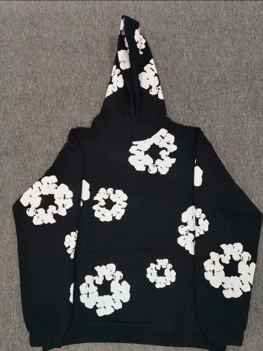 Denim Tears Cotton Wreath Hoodie Black