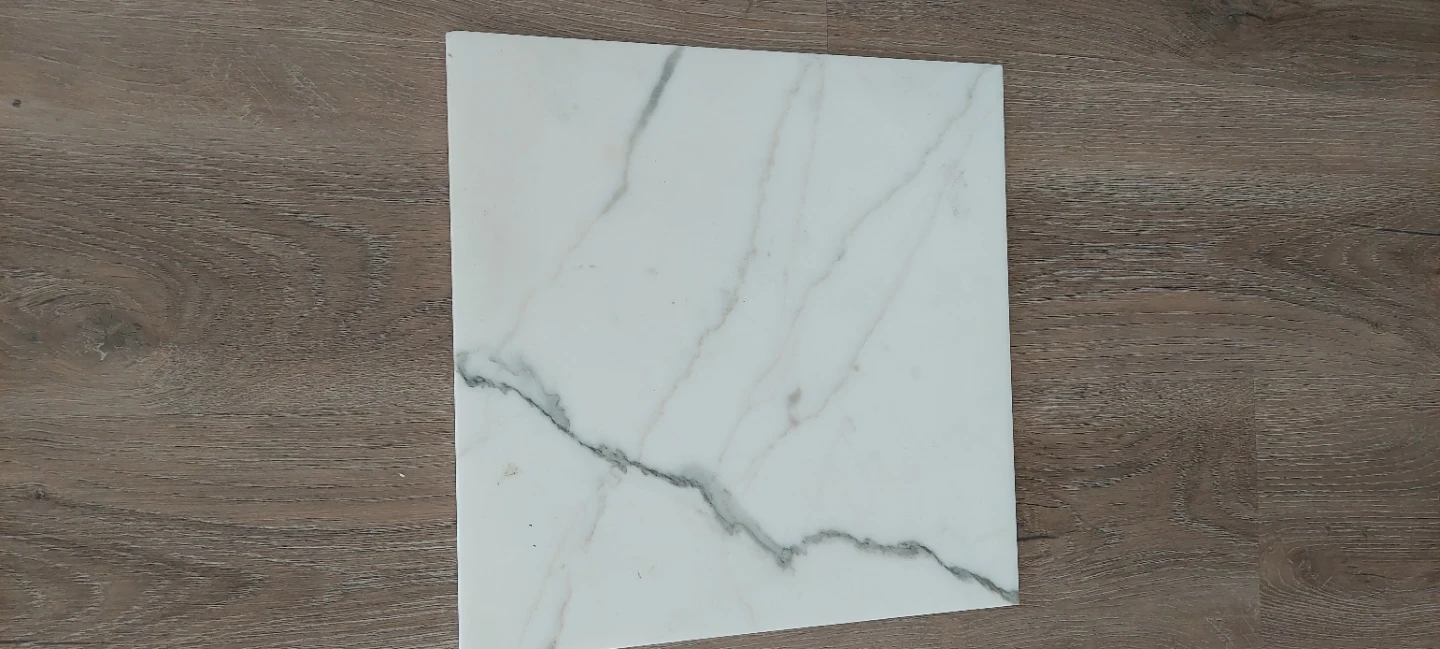 Single Marble-Look Ceramic Tile