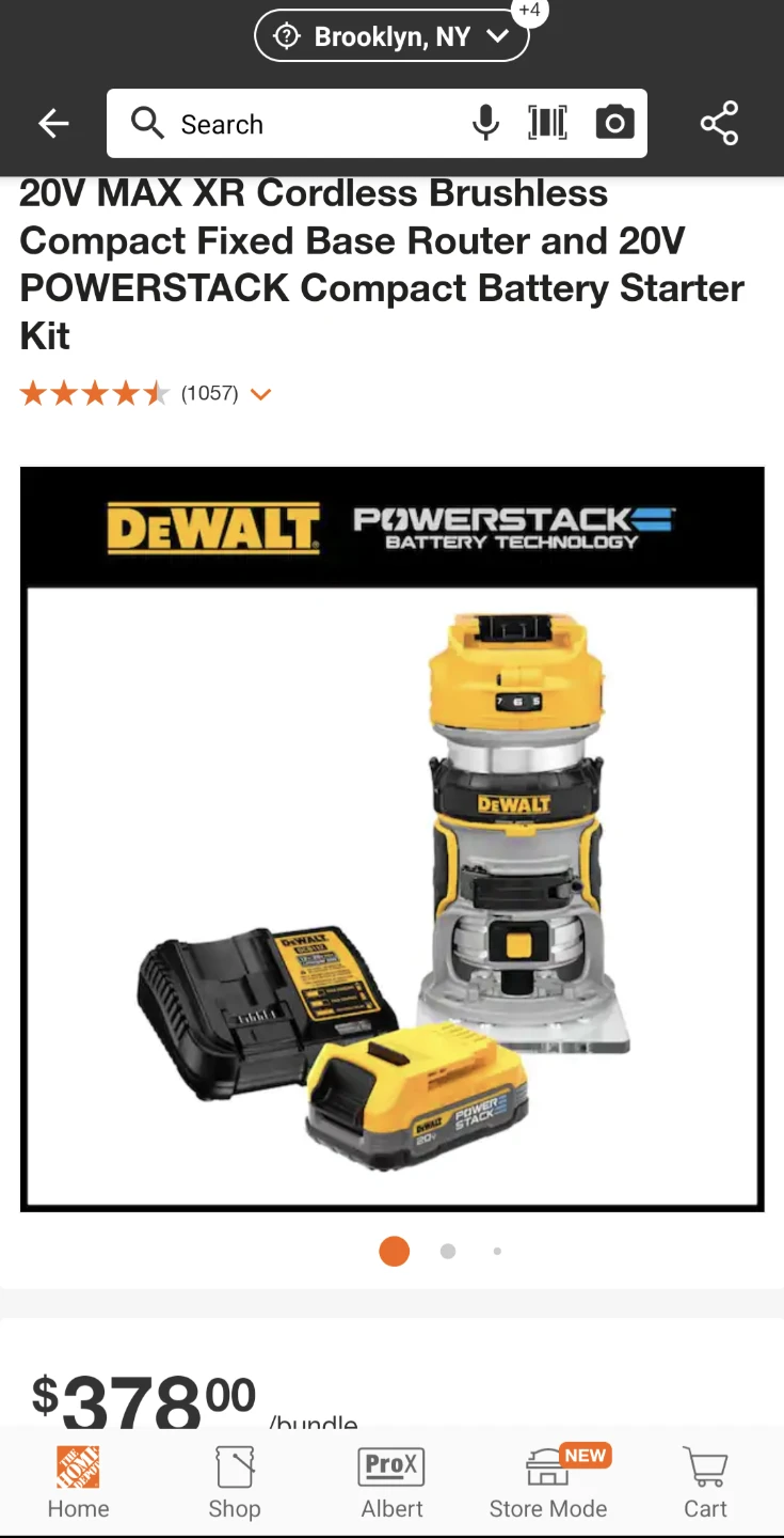 20V Max DeWalt XR Compact Router Combo Kit - photo 2