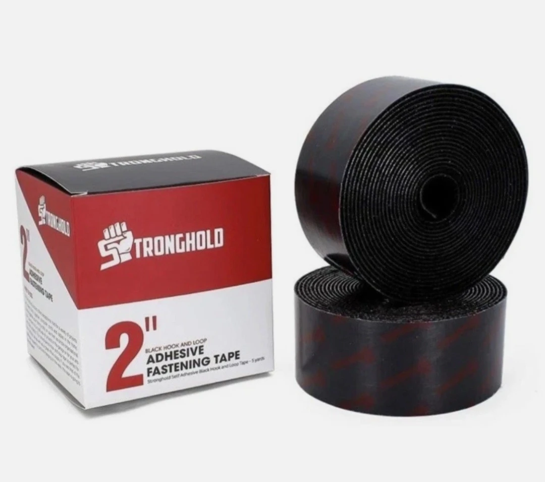 LOT 10 BOXES / Stronghold 2" Mounting Hook & Loop Velcro Tape - photo 2