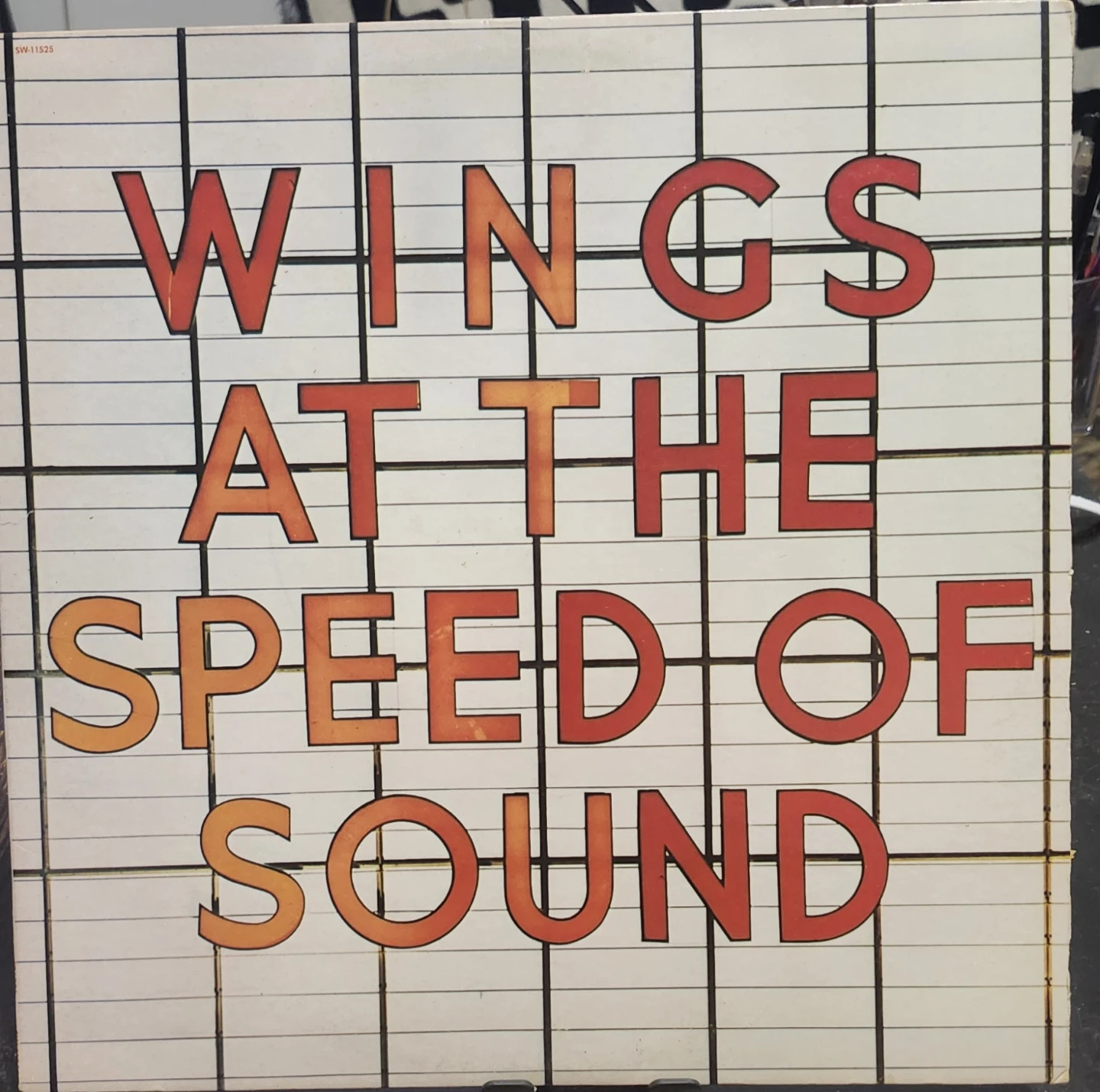 Set of 4 Wings Vinyl Records