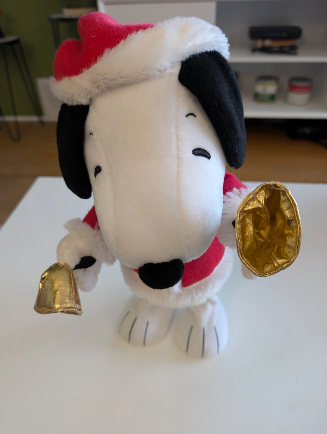 Snoopy Christmas Hallmark Bell Ringing Plushy