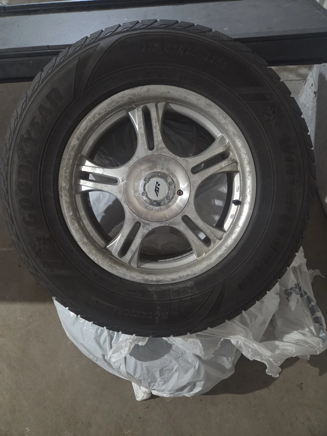 American Racing Rims with Goodyear Winter Tires
