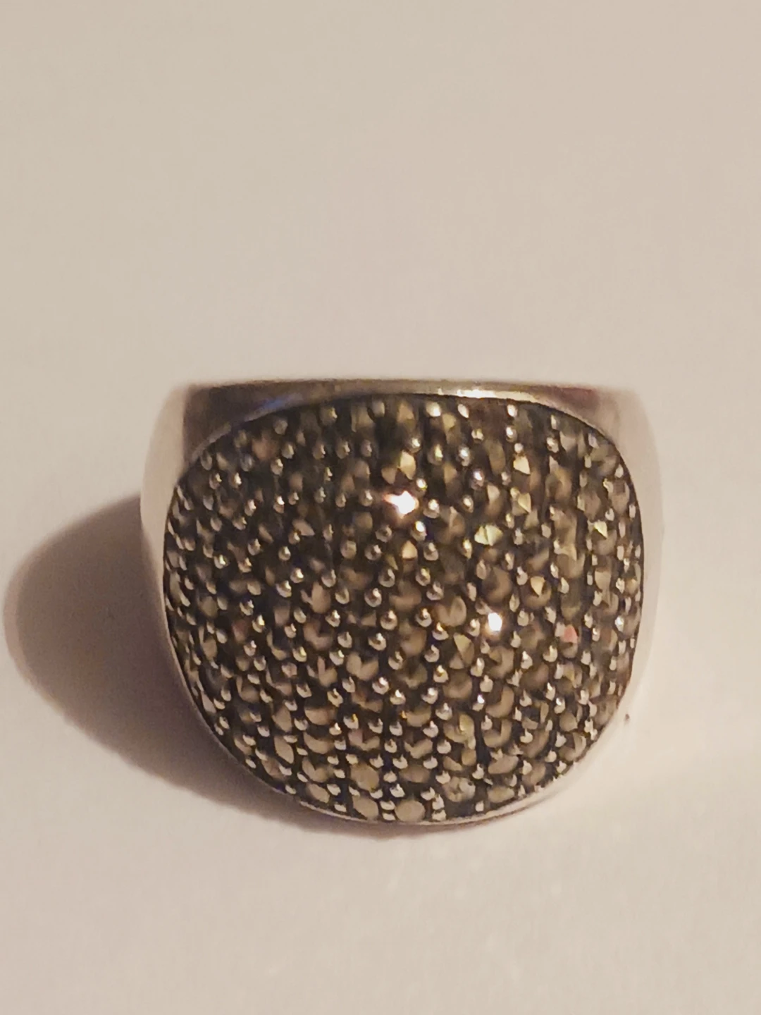 Stunning Sterling Silver 925  Marcasite Ring. 8. - photo 4