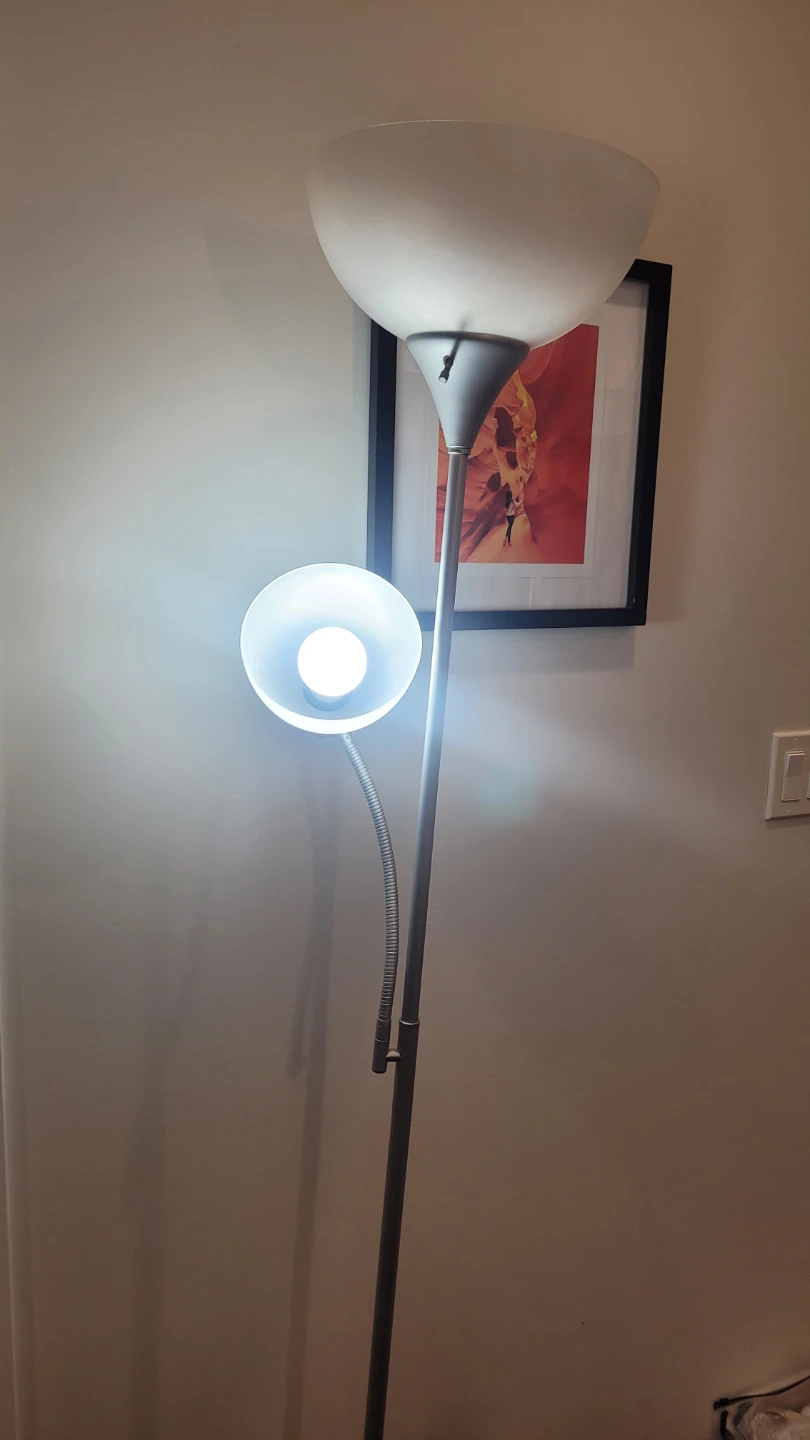 Floor Lamp with Adjustable Reading Light - photo 3