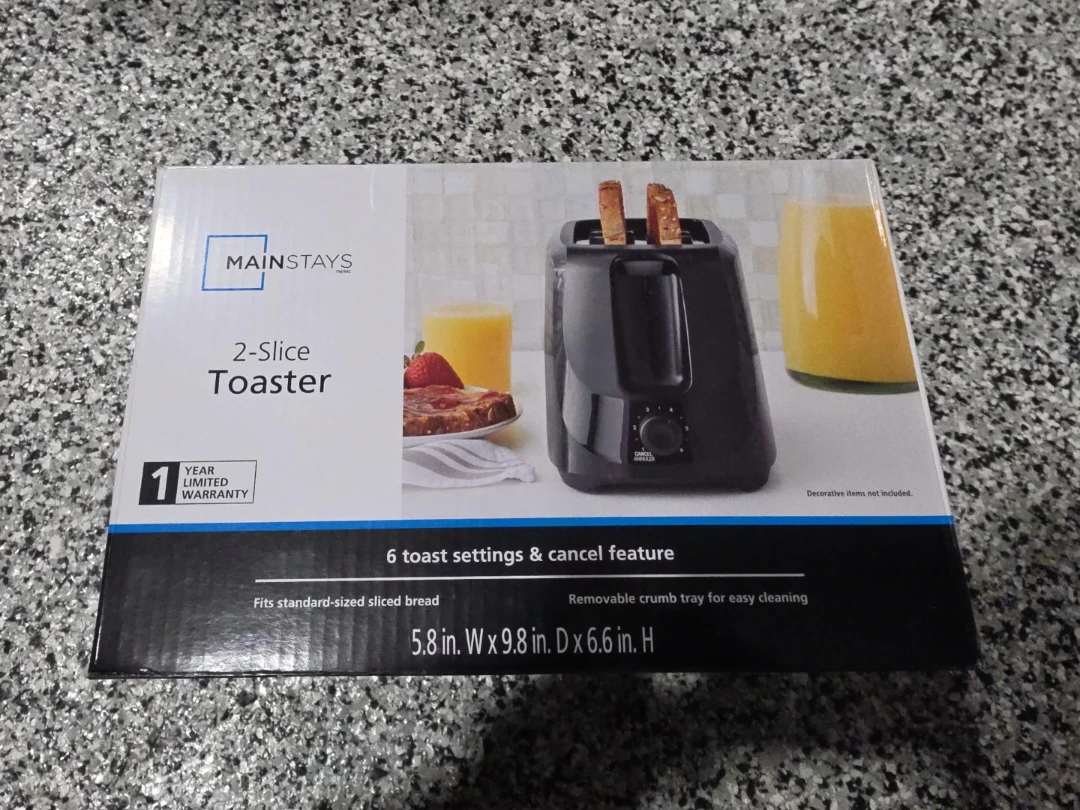Mainstays 2-Slice Toaster