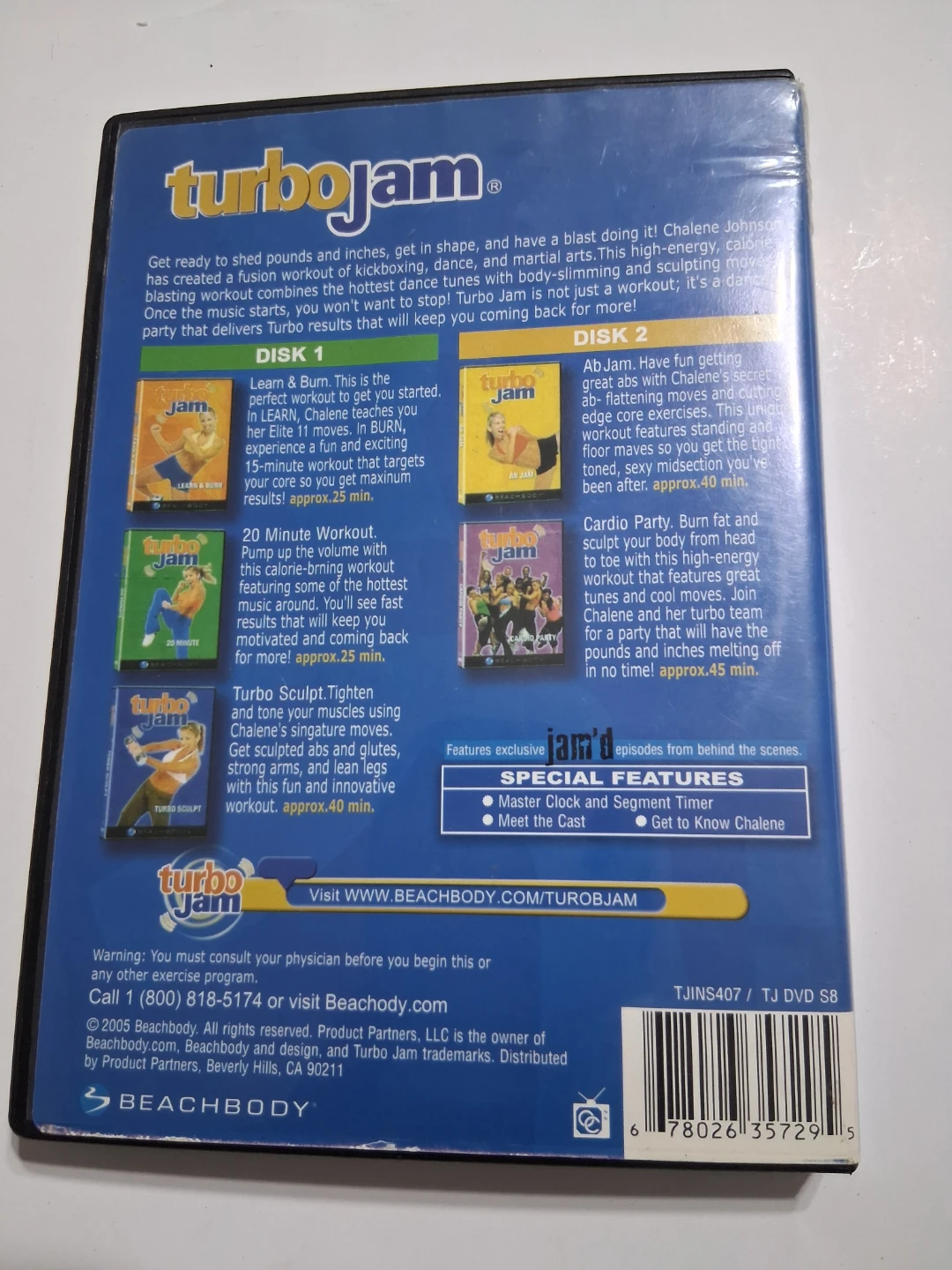 Turbo Jam Beachbody Workout DVD Set - photo 3