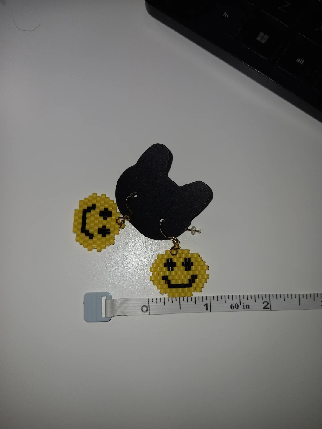 Smile 😃 beaded earrings - photo 4