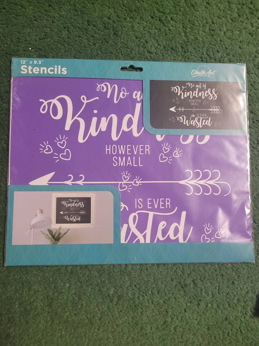 Studio Chalk Art Kindness Stencil