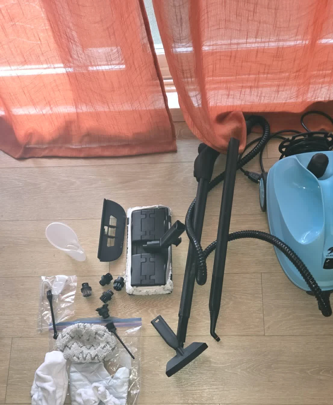 MLMLANT Steam Cleaner / Steam Mop — 1.5L, 1500W, 21-piece - photo 2