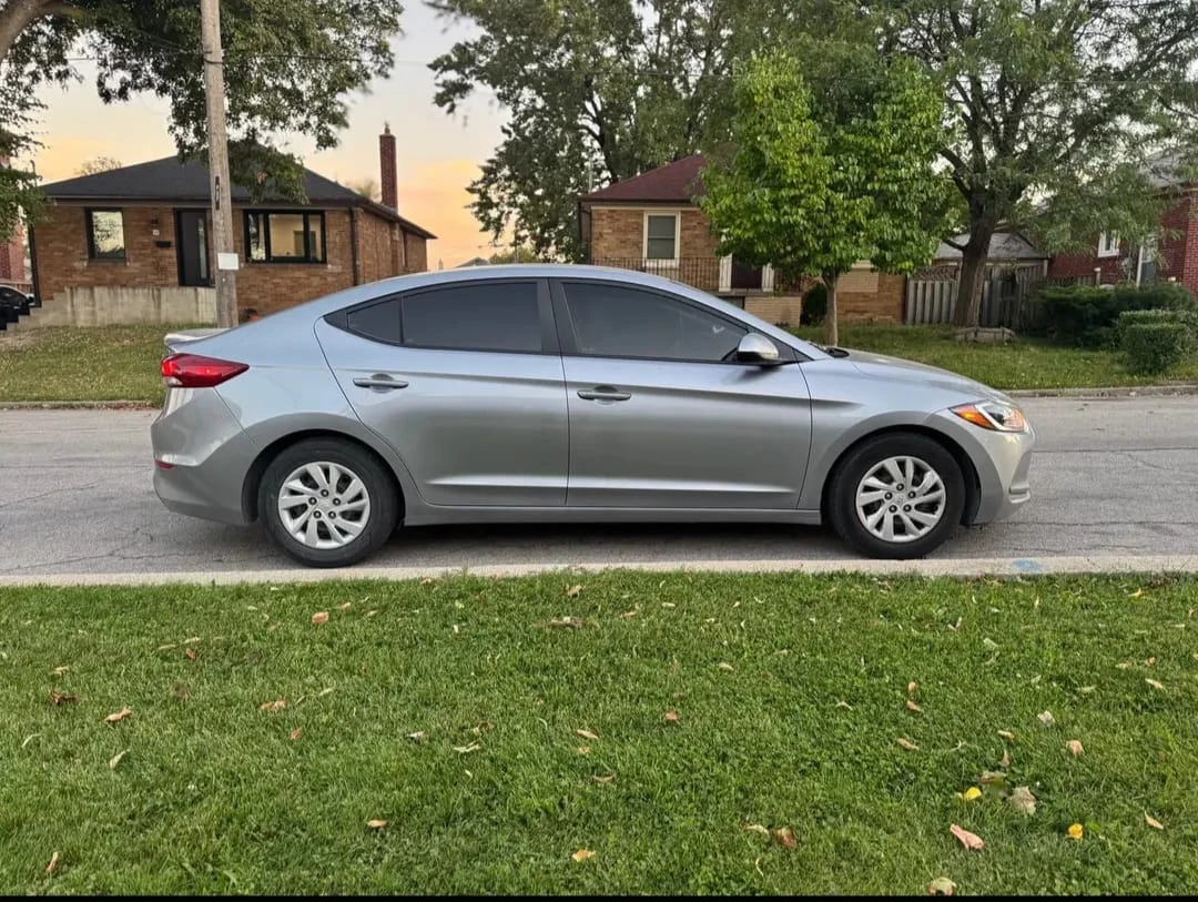 Gray Hyundai Elantra