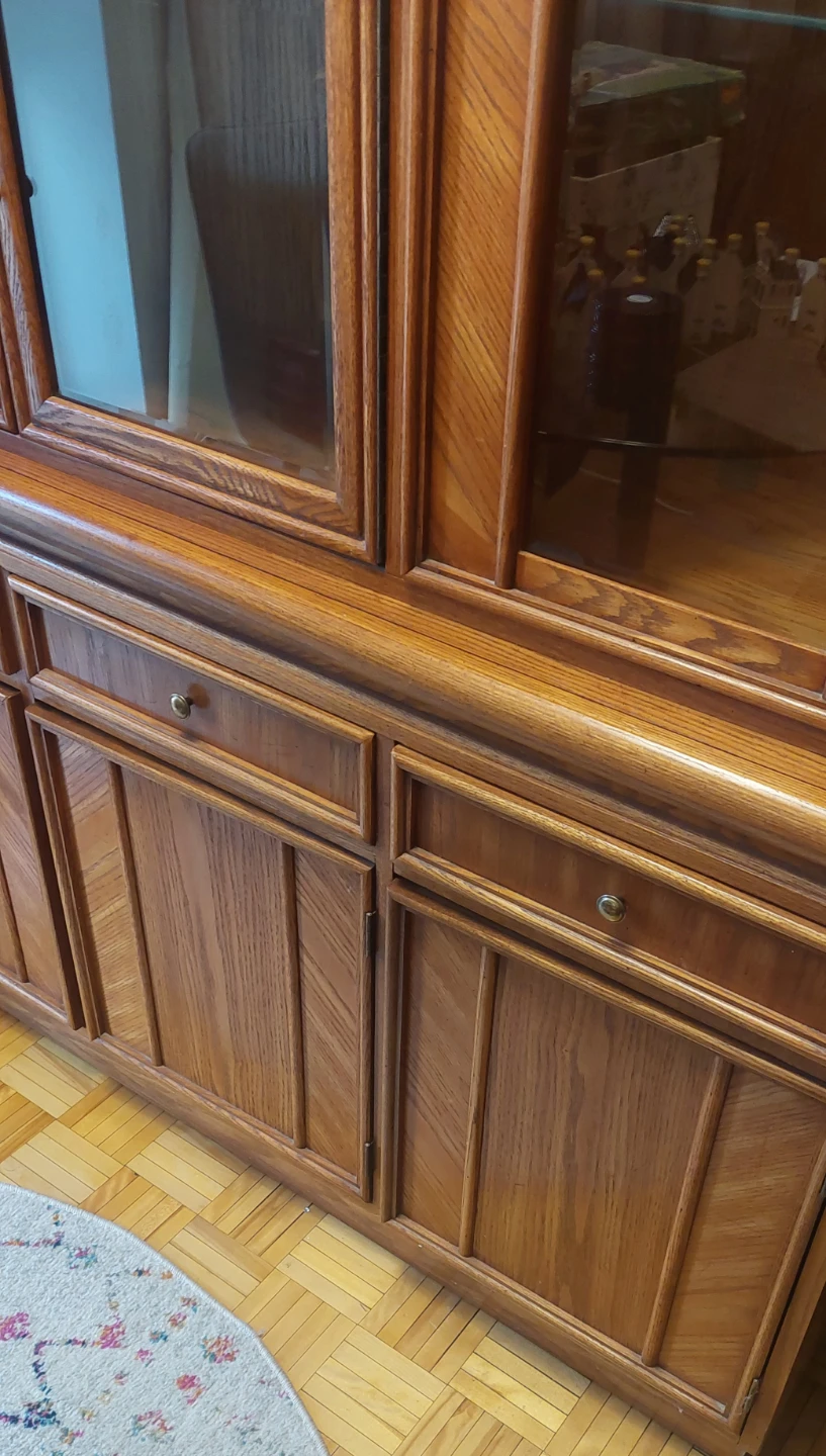 Oak China Cabinet - photo 3