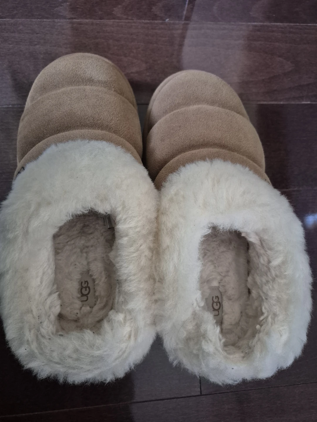 UGG Suede Slippers Tan