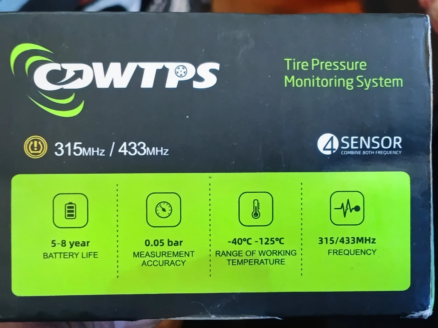 CWTPS Tire Pressure Monitoring System Sensor - photo 2