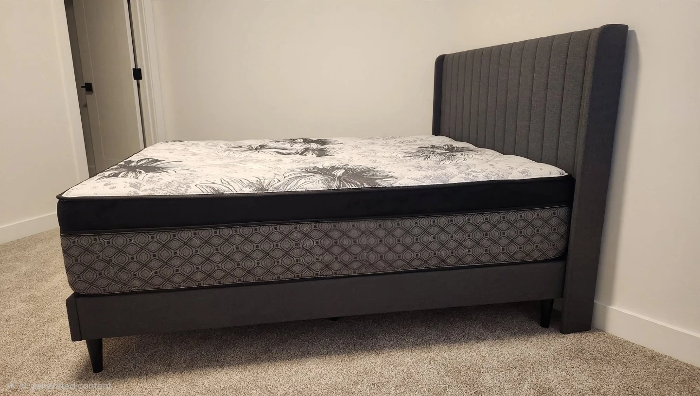 Queen mattress  hybrid extra thick pillowtop, midum firm. - photo 3