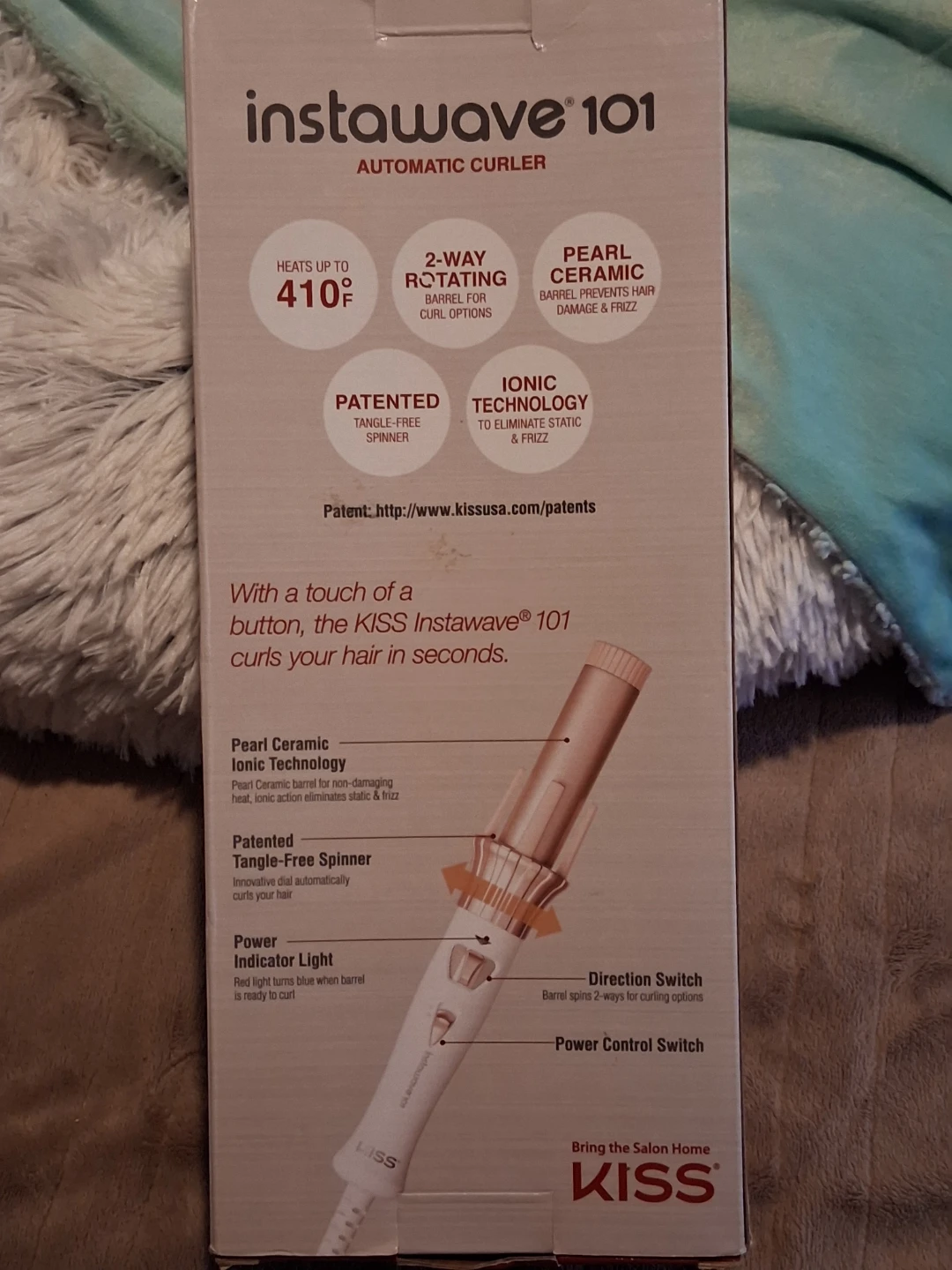 KISS Instawave 101 Automatic Curler 1 1/4 inch - photo 2