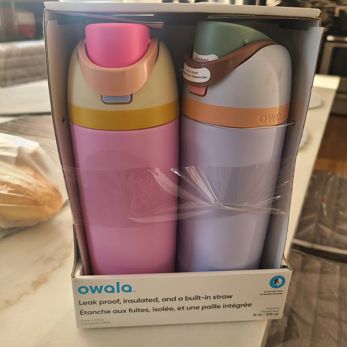 Owala Leak Proof Insulated Water Bottles - Set of 2 - photo 2