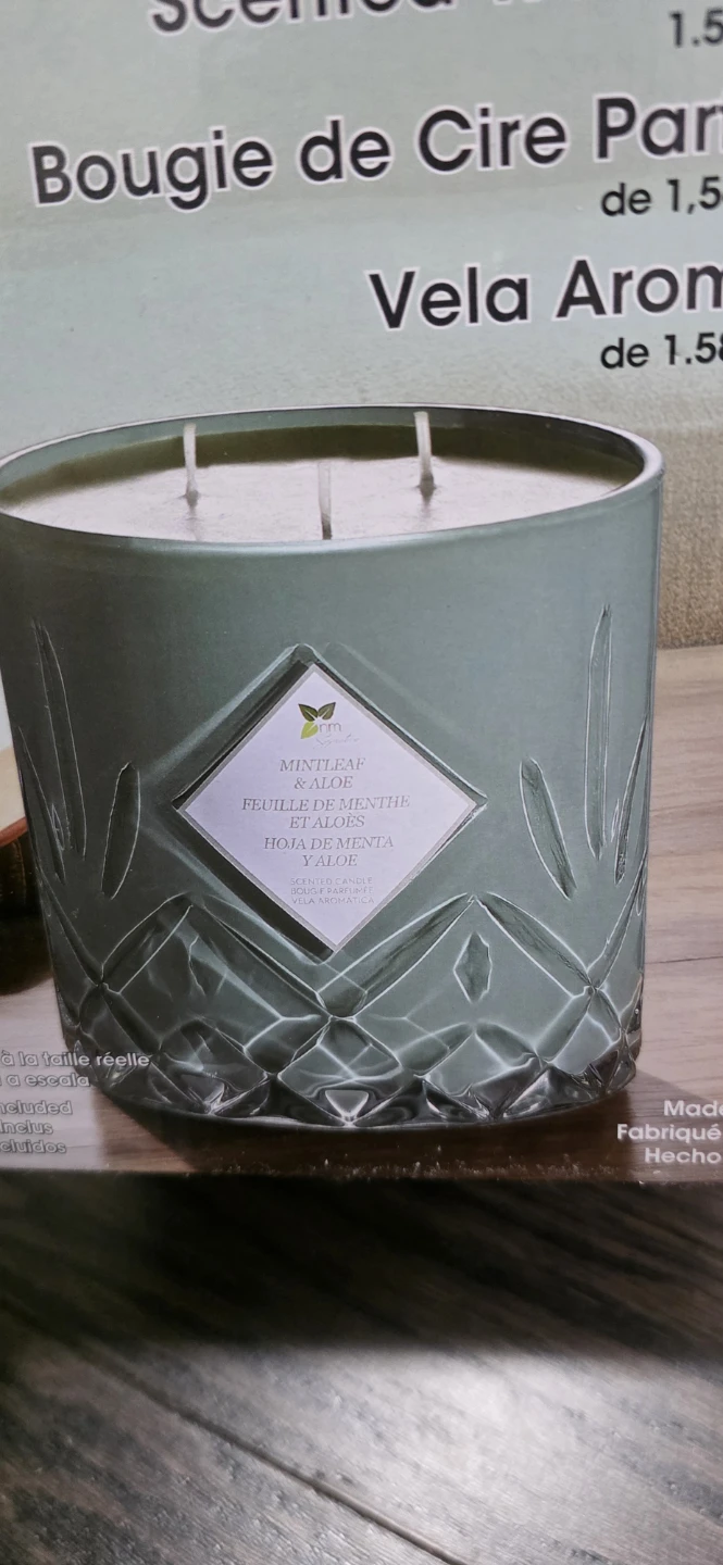 NM Signature Mintleaf & Aloe Scented Candle - photo 3