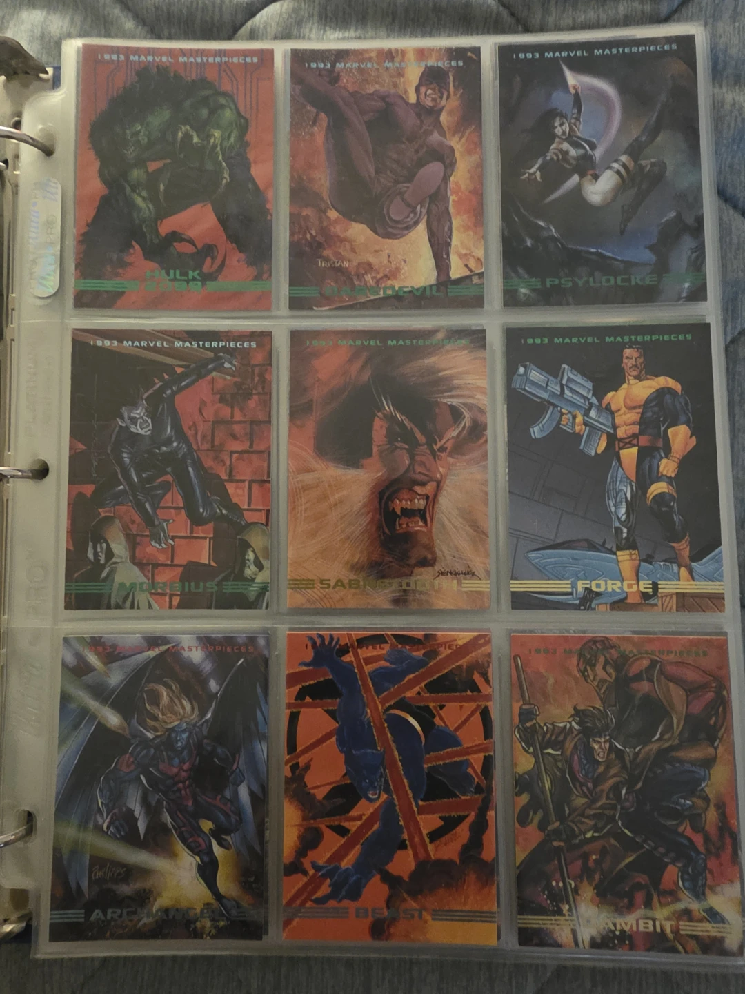 1993 Marvel Masterpieces Trading Card Collection - photo 2