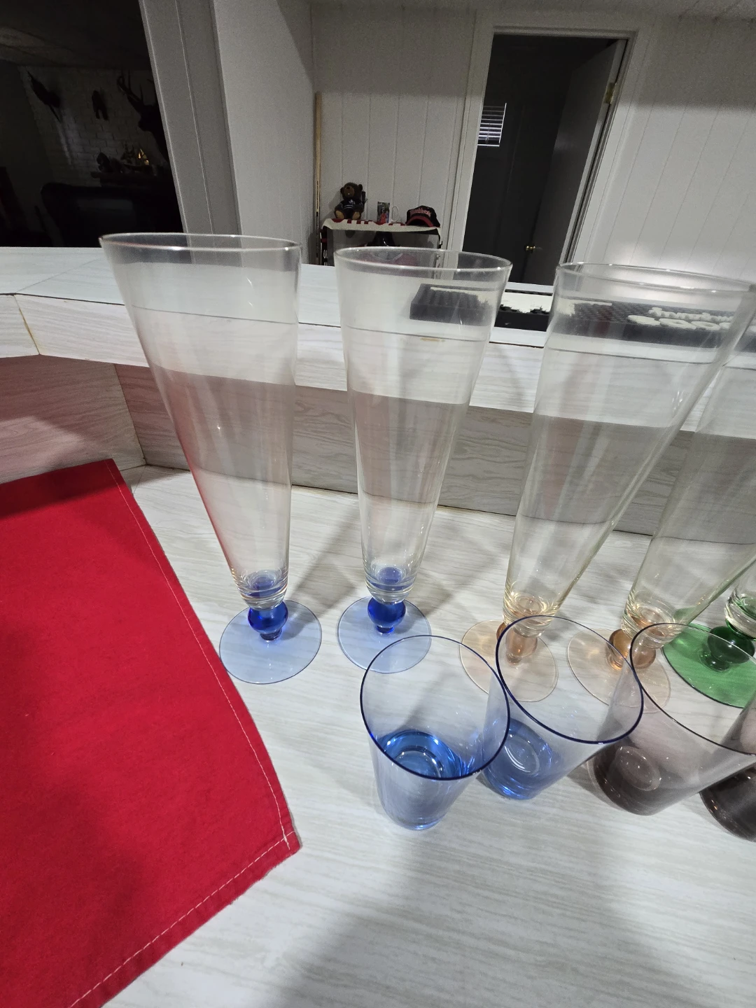 Vintage Tall Glass Set  and Tumblers - photo 2
