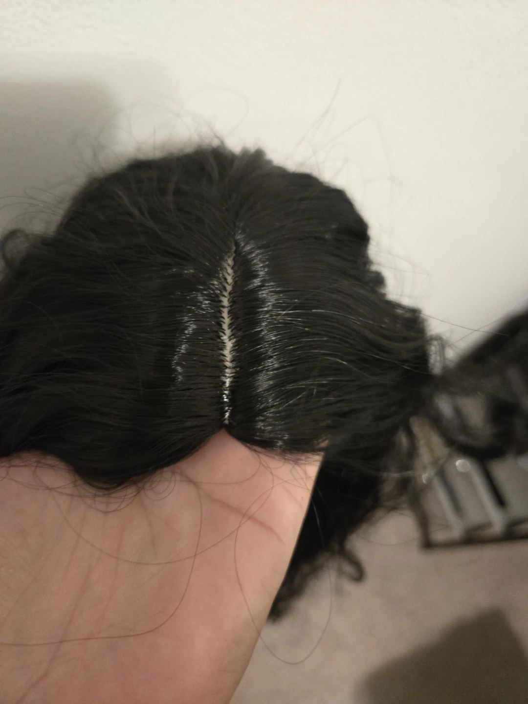 Straight black hair wig 28 inch - photo 3