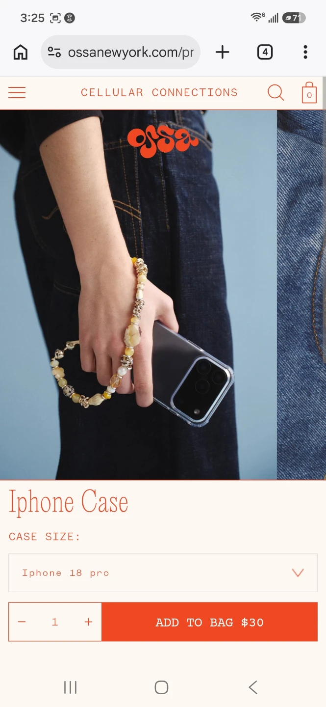 Ossa Transparent iPhone 18 Pro Case - photo 5