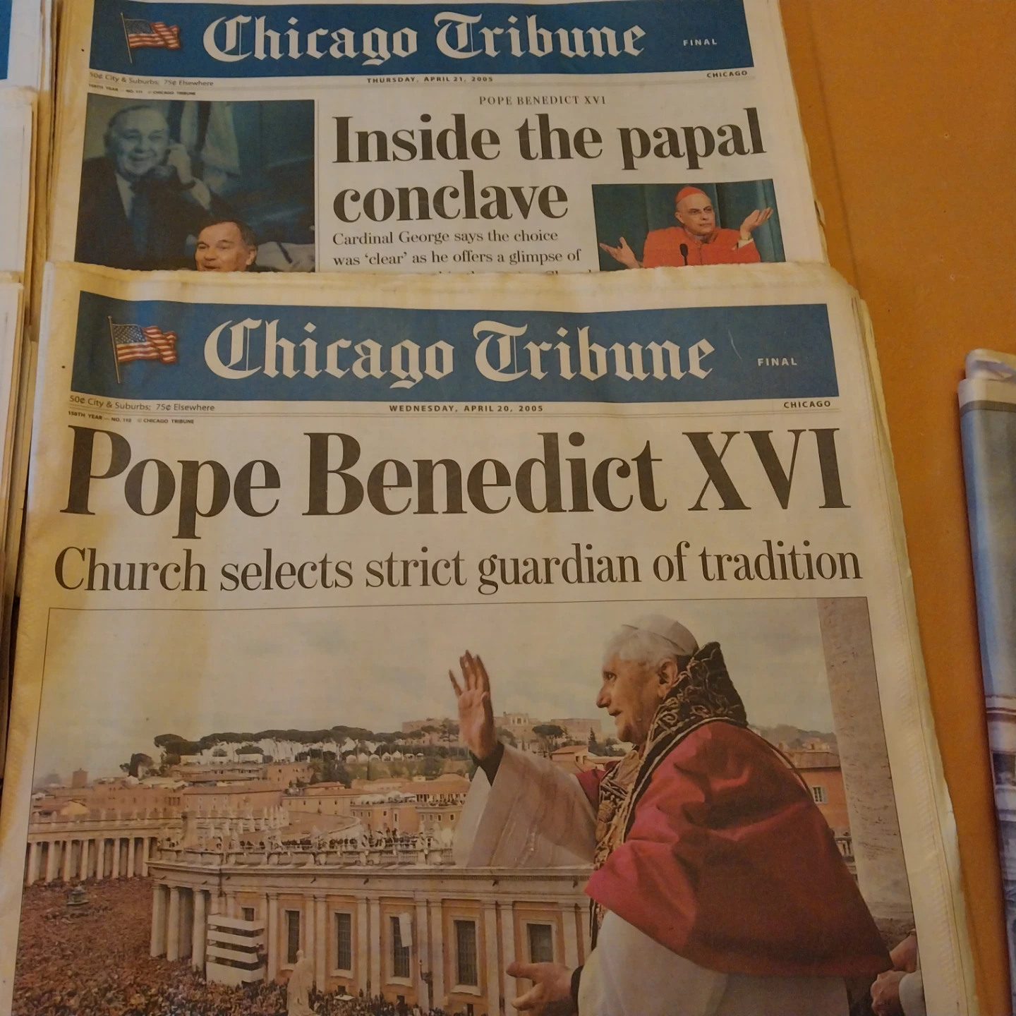 Collection of 2005 Historic Chicago Newspapers - photo 3