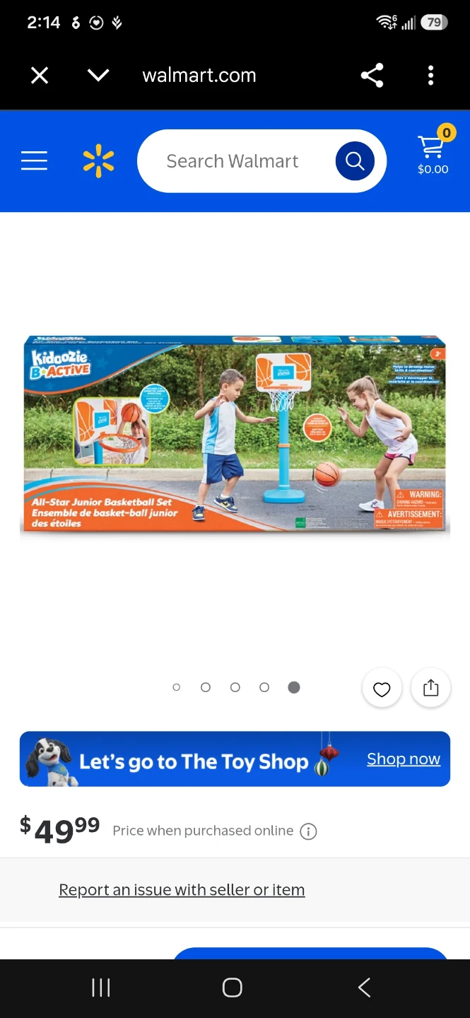 Kidoozie B Active All-Star Junior Basketball Set - photo 2