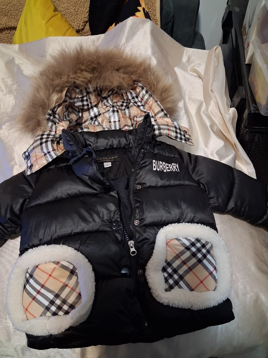 Burberry Black Puffer Jacket