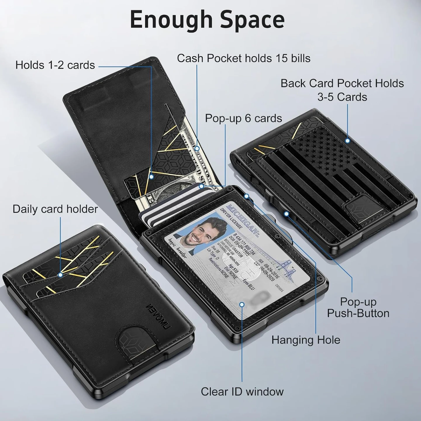 NEW Men's Wallet with RFID‑Blocking - photo 3
