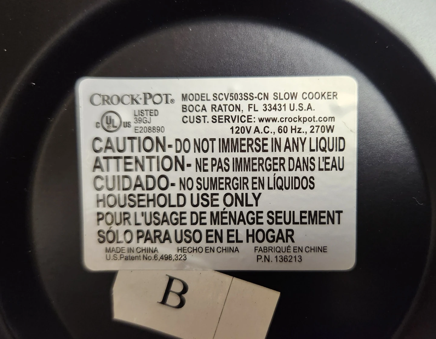 Crock-Pot 5QT SCV503SS-CN Slow Cooker - photo 3