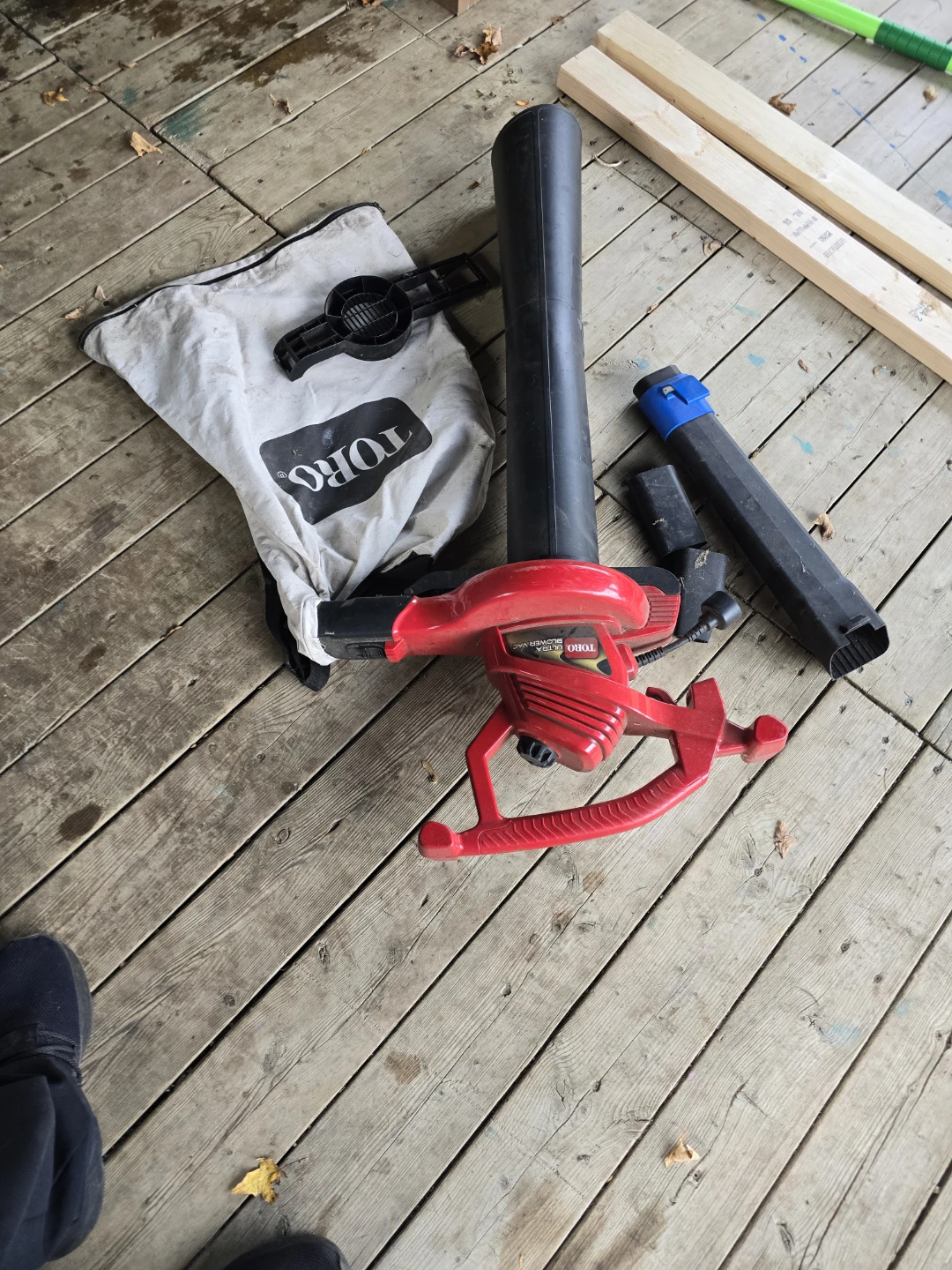 Toro leaf blower/vacum plug in - photo 2