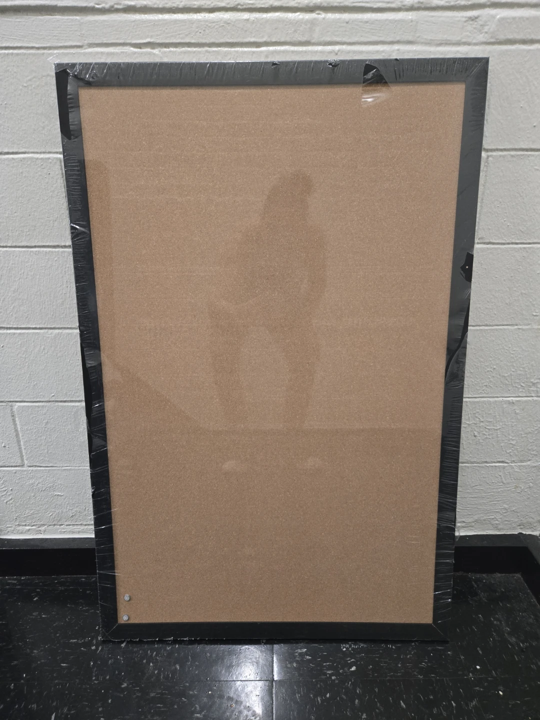 Large Black Framed Cork Bulletin Board Pin Board - Brand New - photo 5