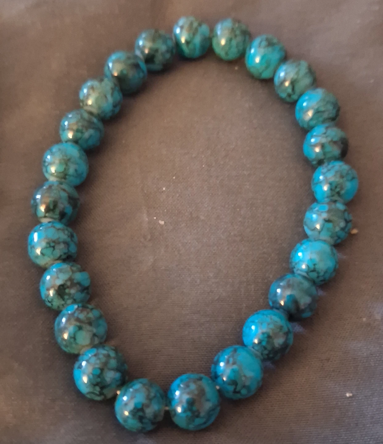 Turquoise Style Necklace and Bracelet Set - photo 4
