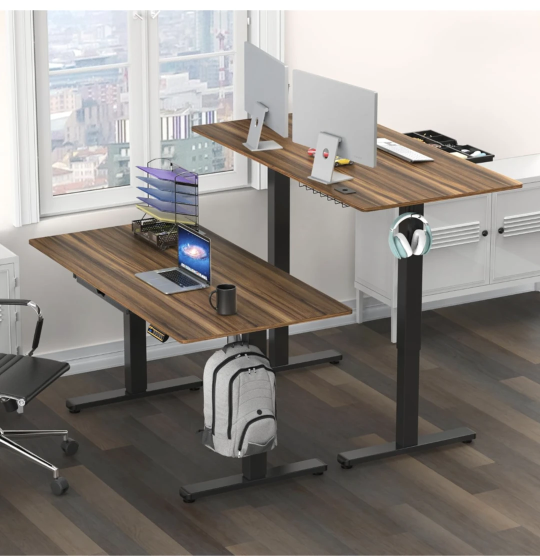Adjustable Standing Desk with Drawer, 55 inch - photo 2