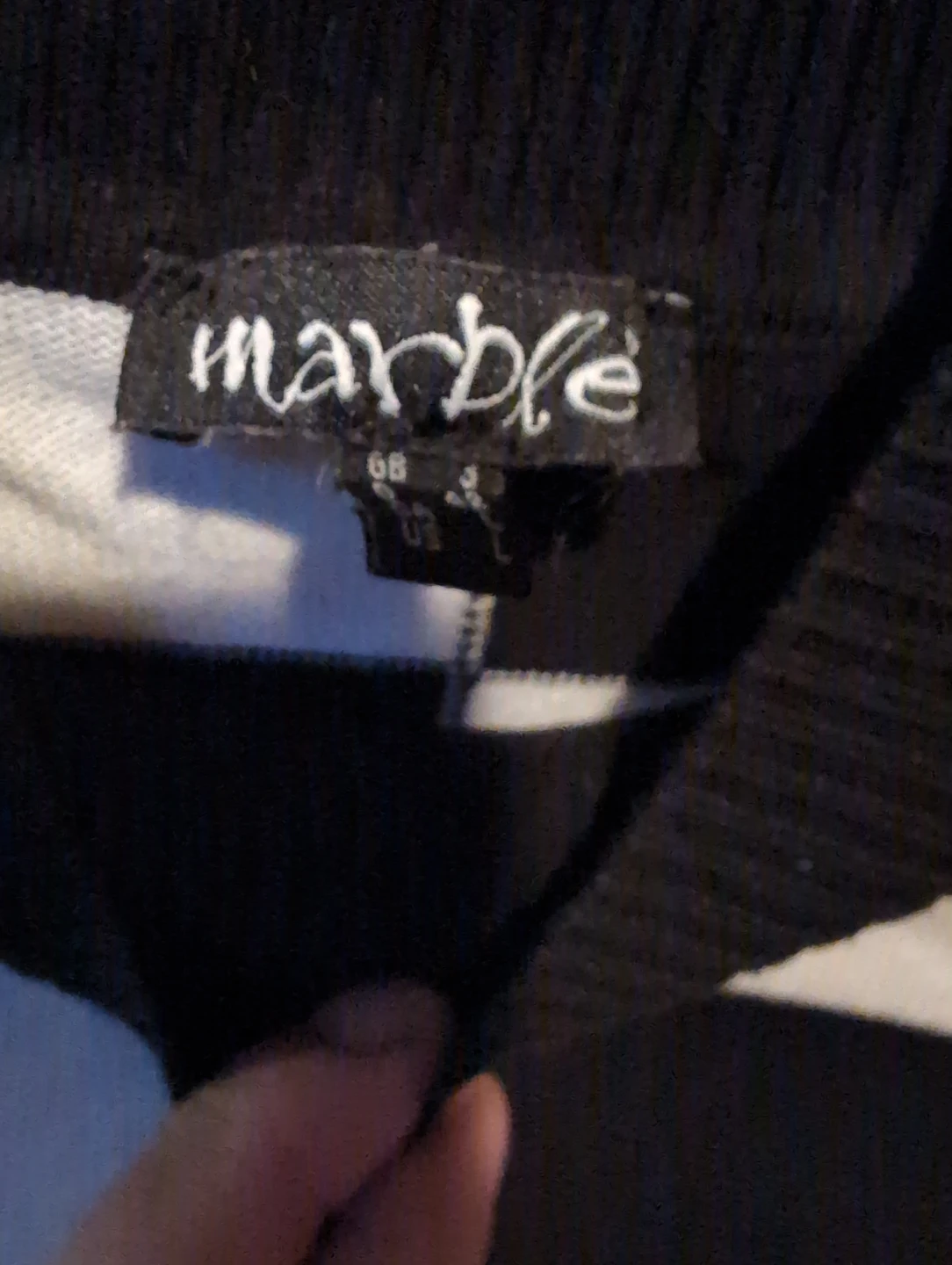Marble Mock Neck Striped Sweater - photo 3