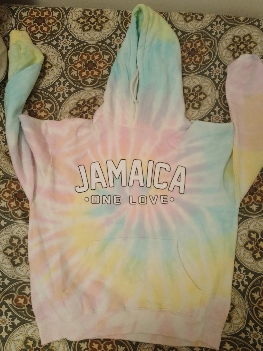 Dreamside Jamaica One Love Tie-Dye Hoodie