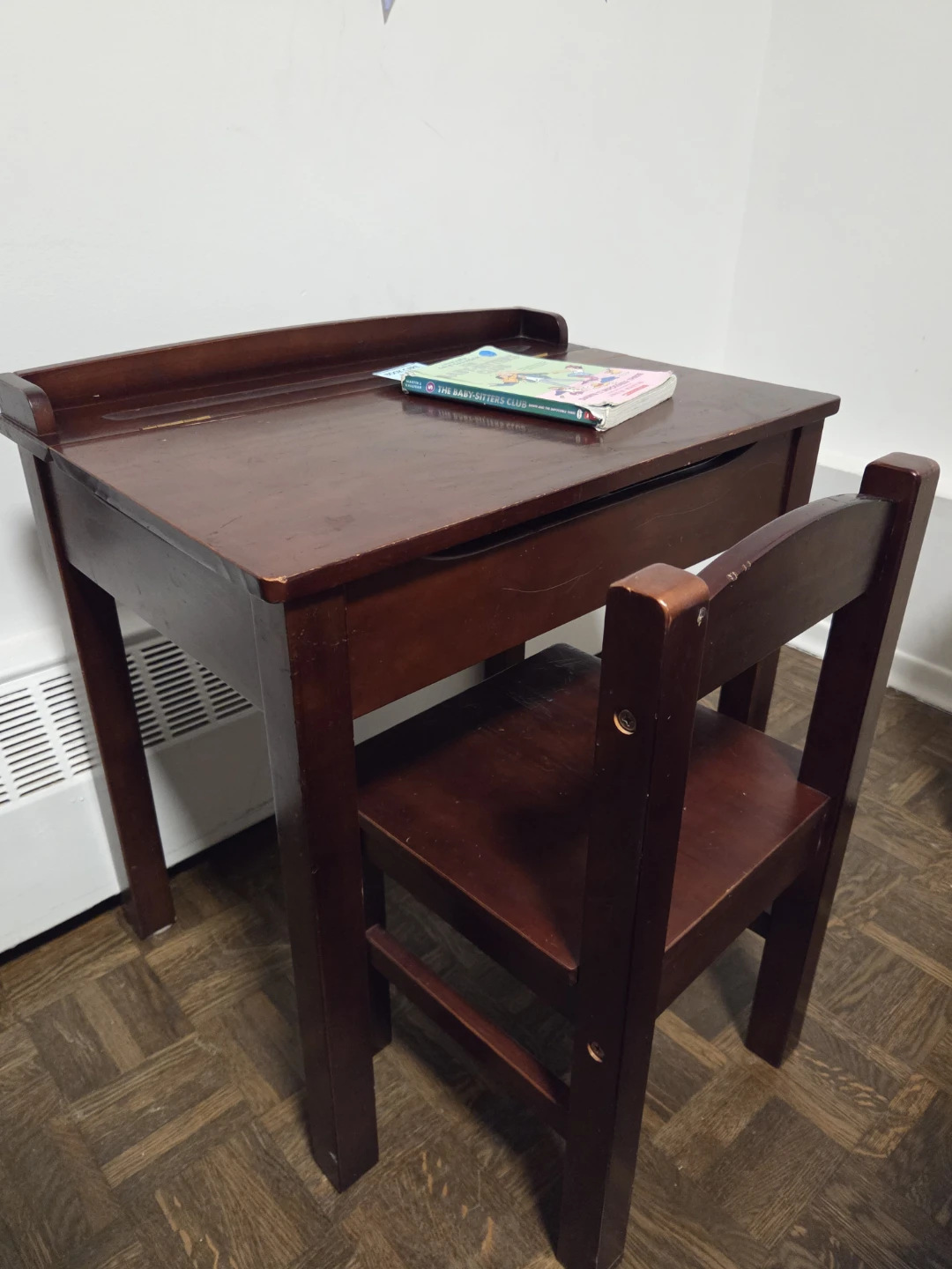 Melissa & Doug Children's Wooden Desk and Chair Set