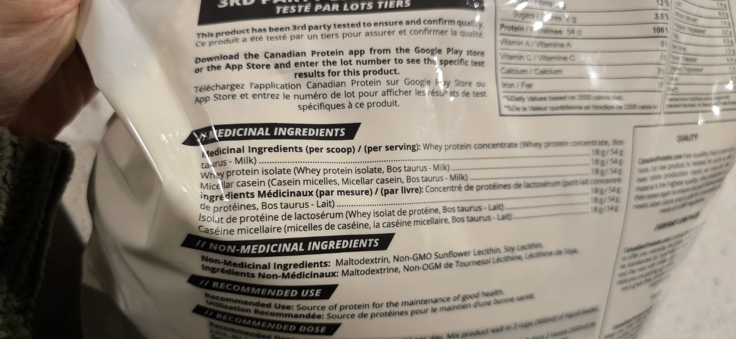 Canadian Protein Mass Gainer Unflavoured 3kg - photo 4
