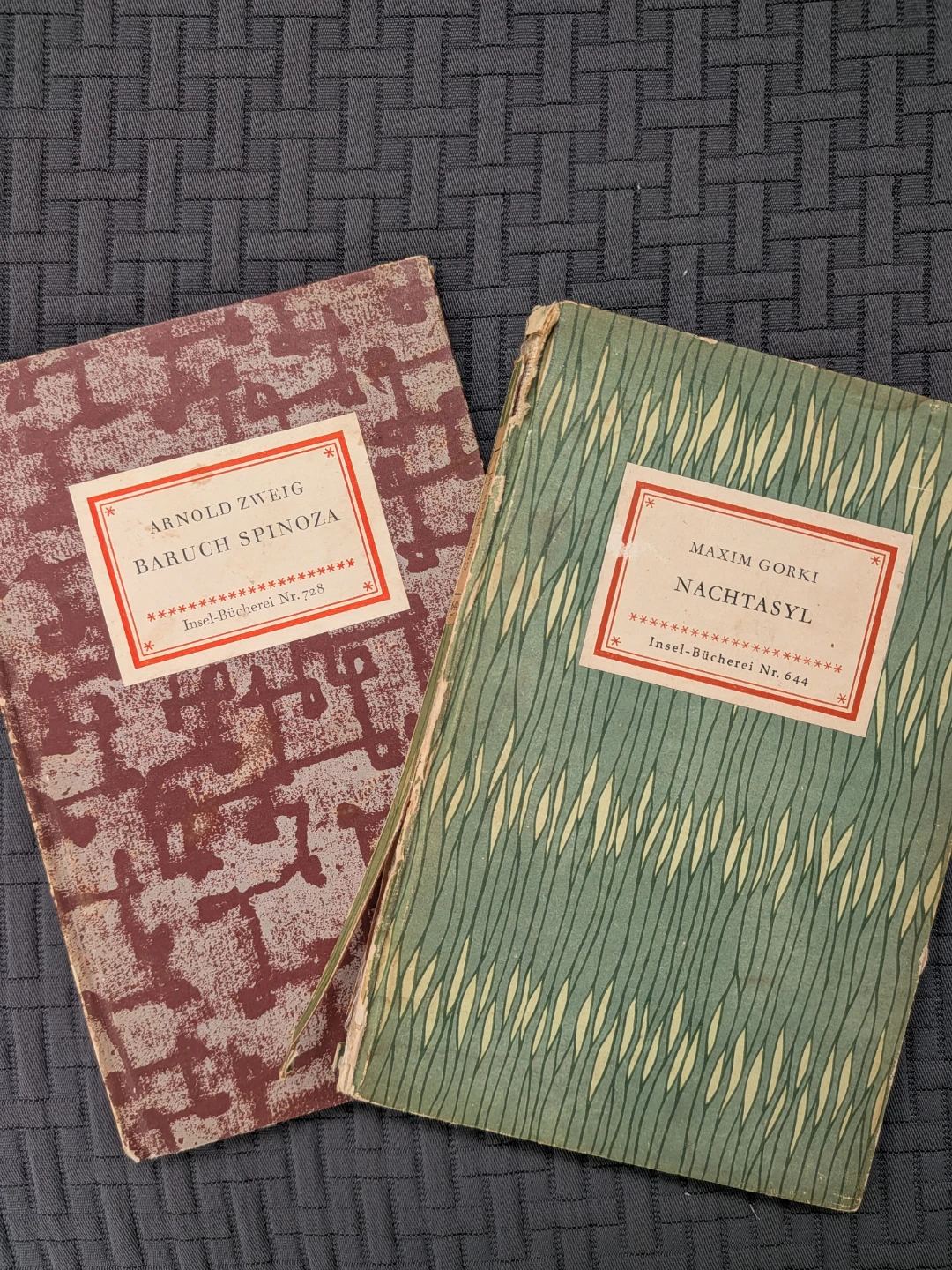 Set of 2 Vintage Insel-Bücherei Books