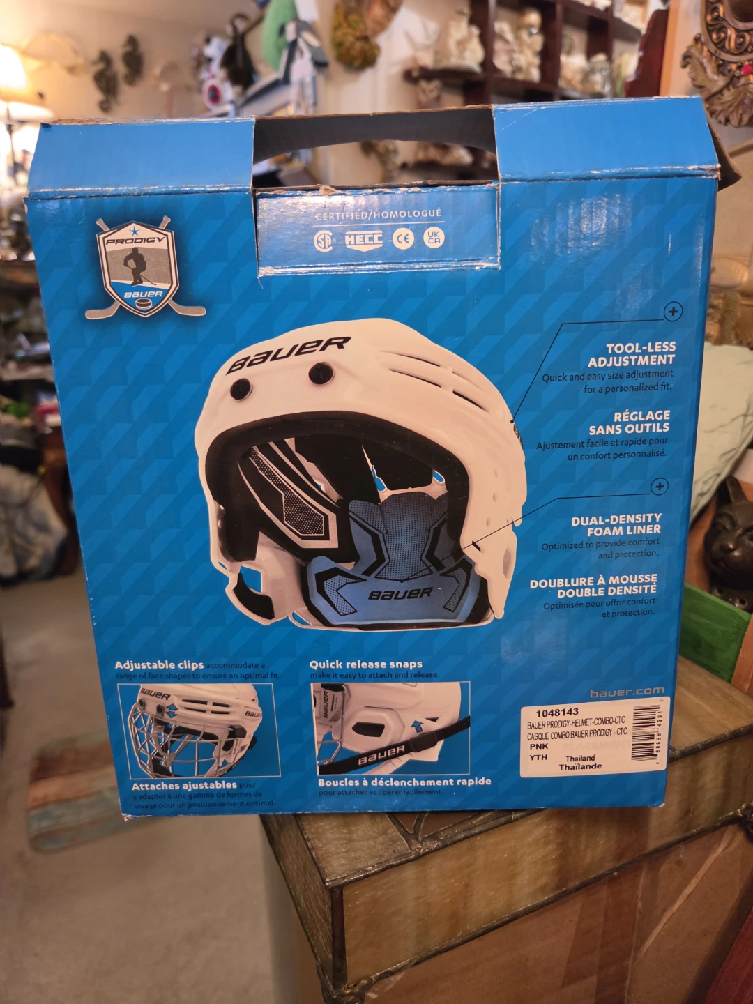 Bauer Prodigy Youth Hockey Helmet Combo - Pink - photo 4
