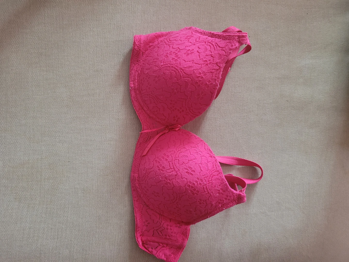 Pink Lace Bra