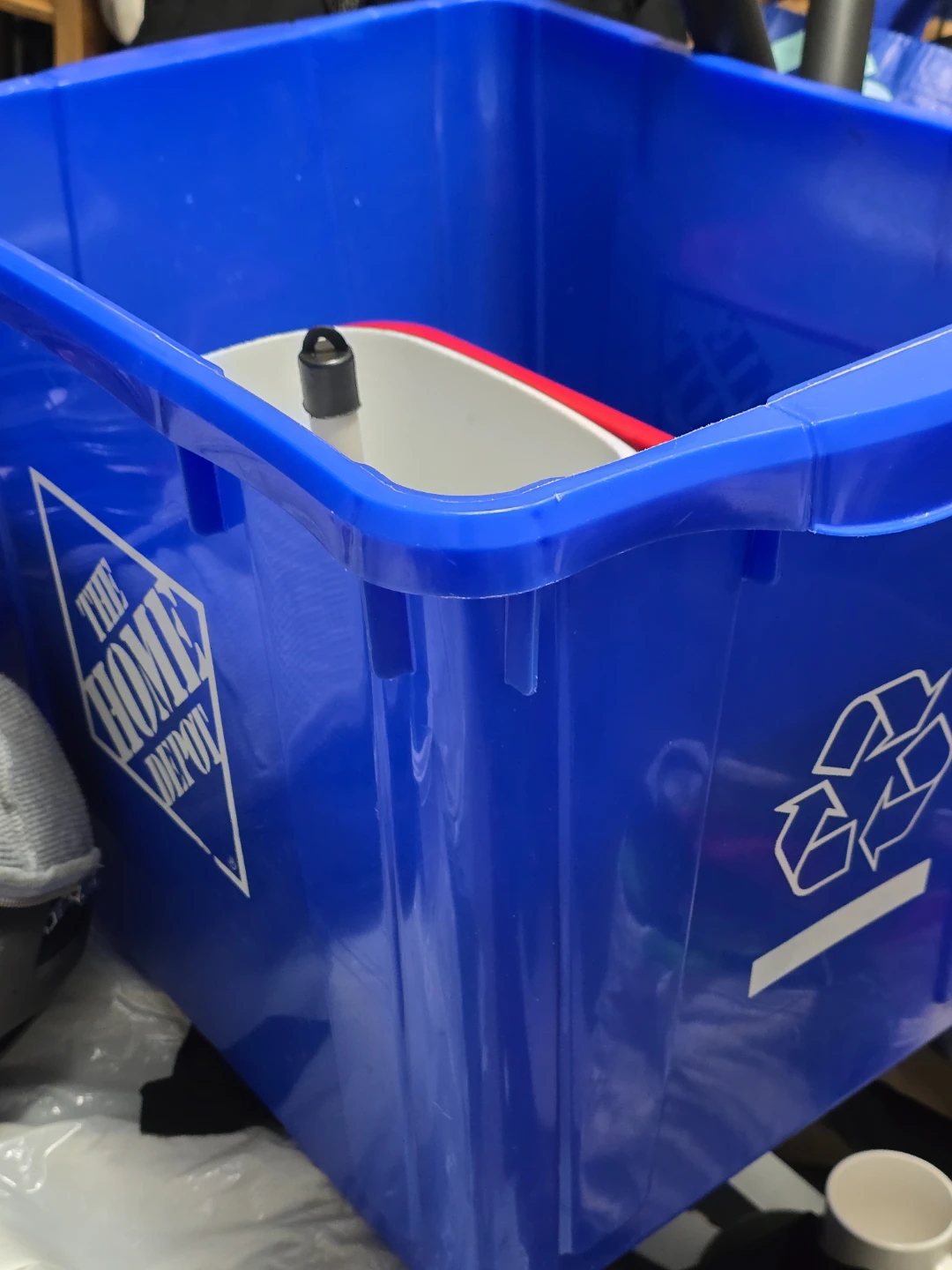 Home Depot Blue Recycling Bin Large - photo 2