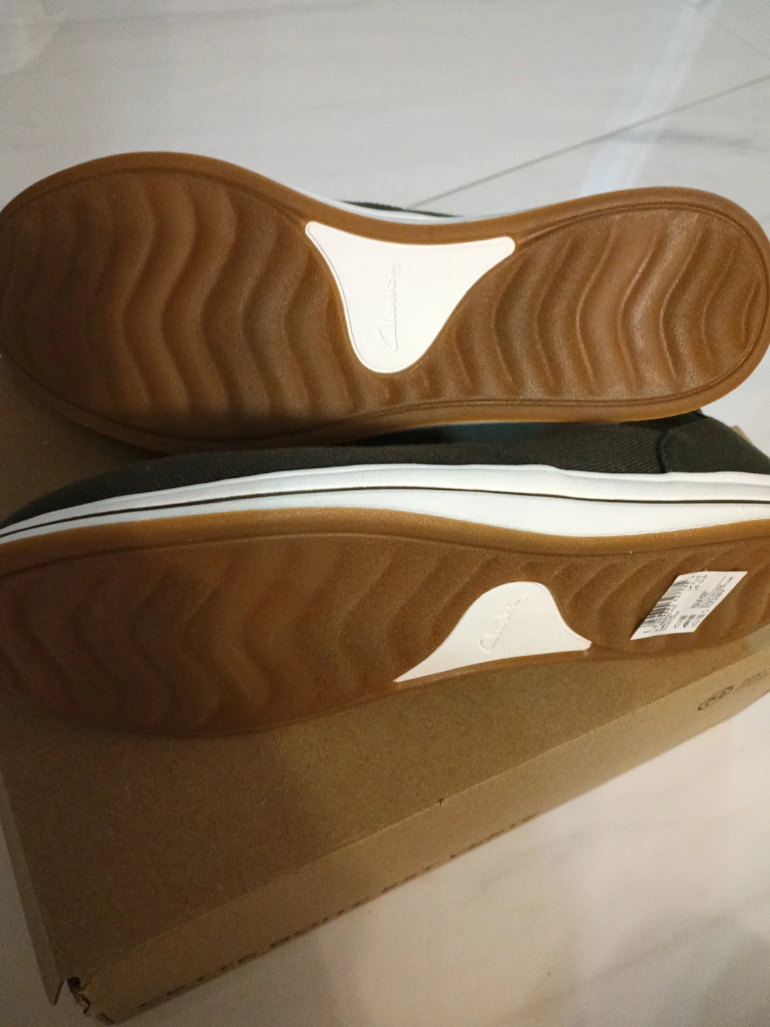 Clarks Cloudsteppers Breeze Ave Shoes - Dark Olive - photo 2