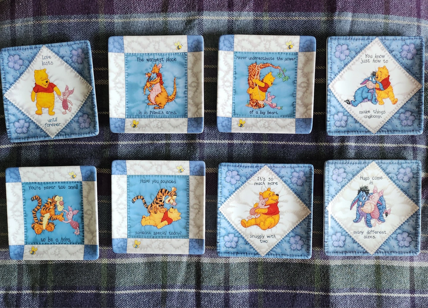 Bradford Exchange Winnie the Pooh Plates Set