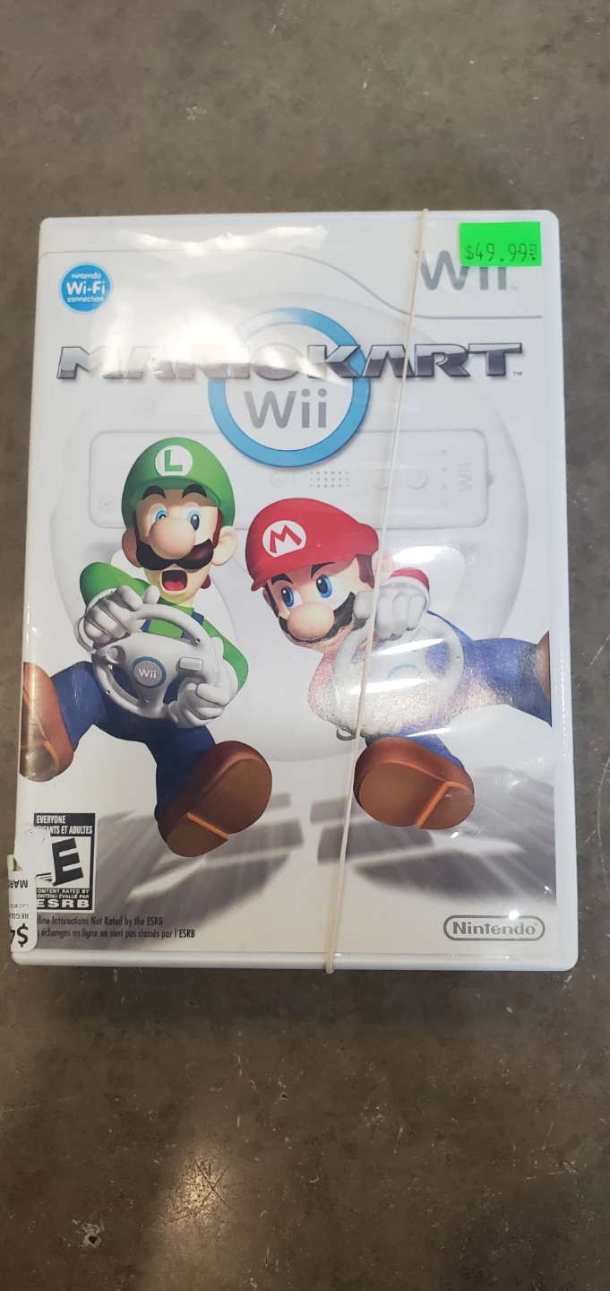 Mario Kart Wii Game and Wii Wheel Controller - photo 2