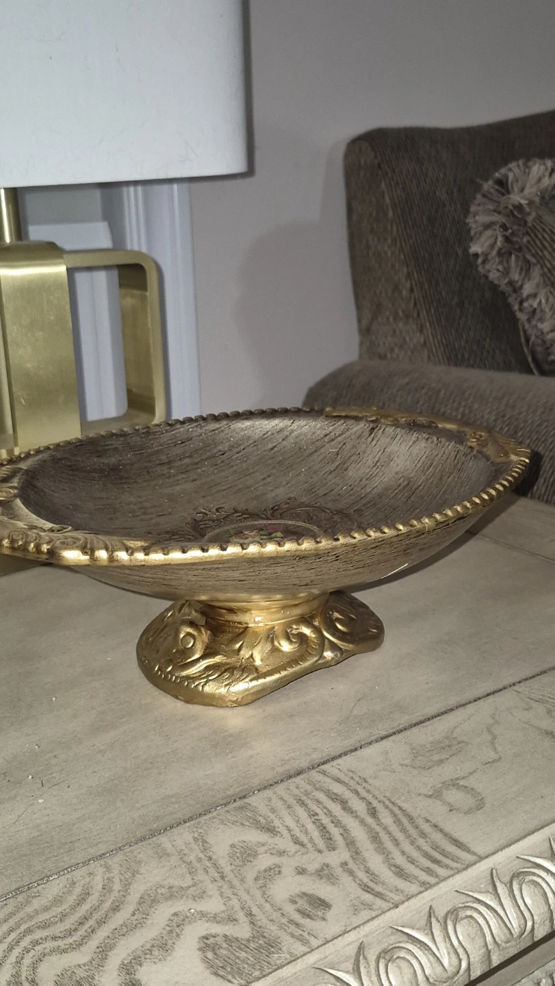 Vintage Style Decorative Footed Bowl - photo 2