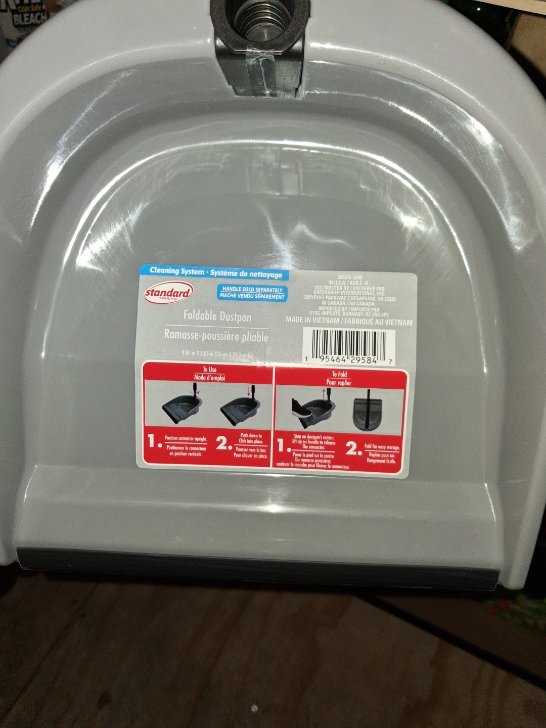 Standard Essentials Foldable Dustpan
