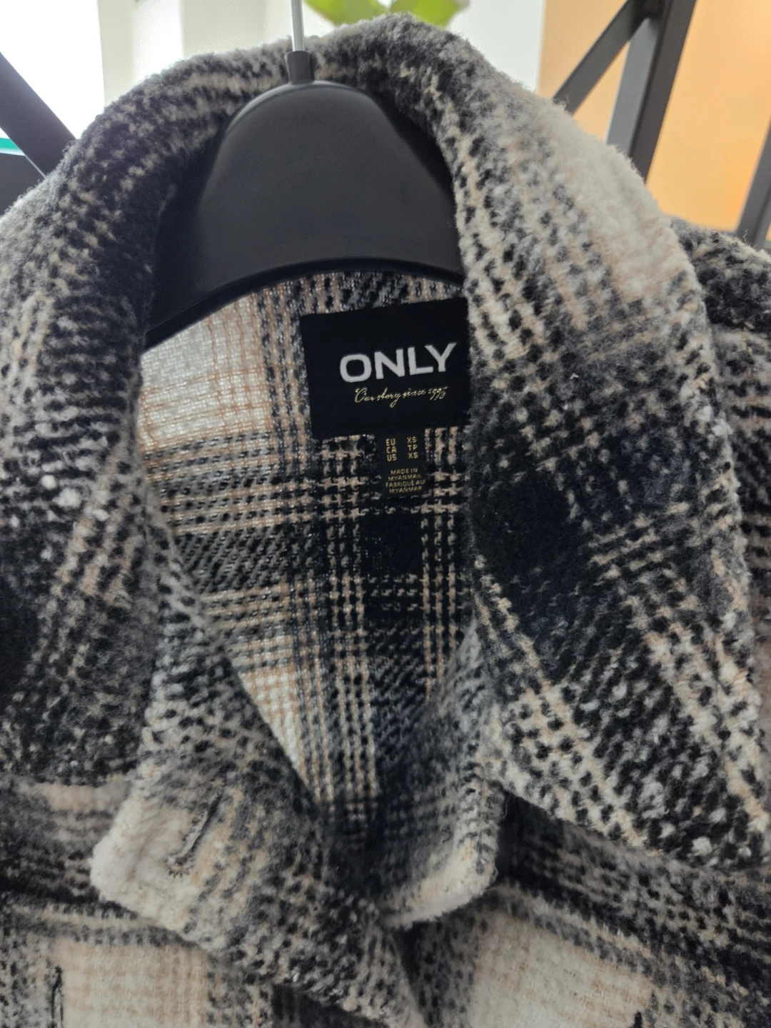 Only Plaid car coat xsmall-small - photo 3