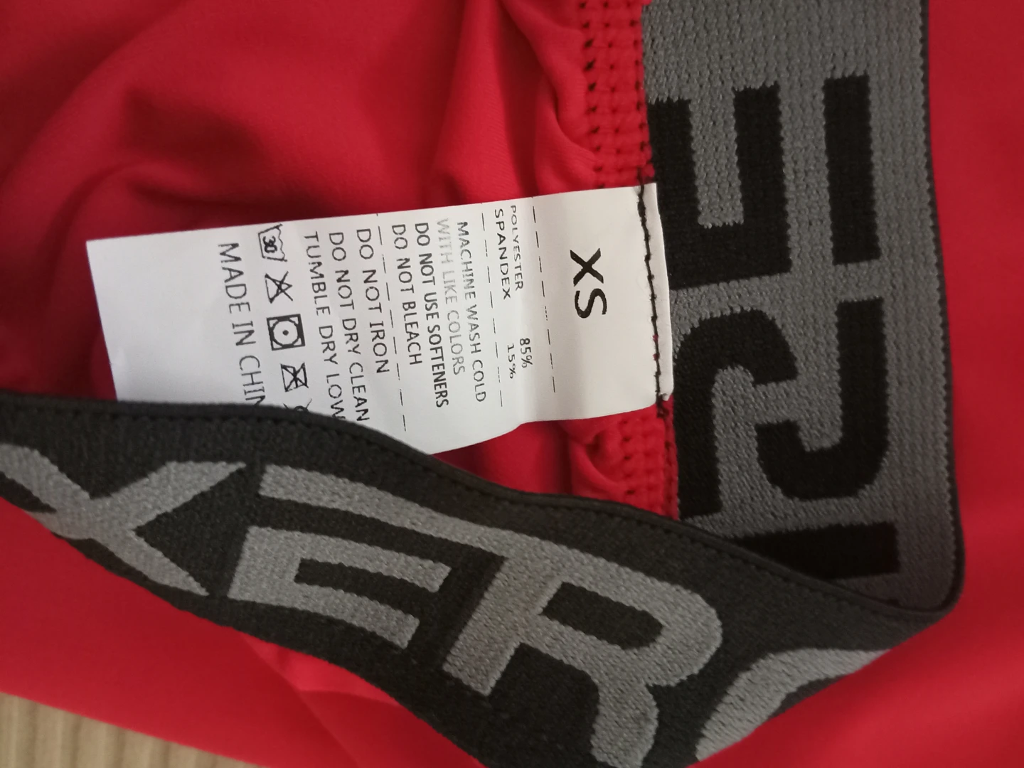 EXERCISE Red Compression Leggings XS - photo 3